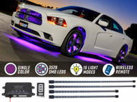Purple Wireless SMD LED Underbody Lighting Kit