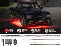 Red LED Flexible Slimline Truck Underbody Lighting Kit