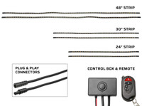 Flexible Underbody Tubes, Control Box with Wireless Remote & Plug & Play Connectors