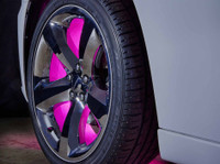 Pink LED Fender Well Lights