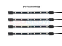 Add-On 8" Interior Lighting Tubes for Million Color Golf Cart Underbody Kit