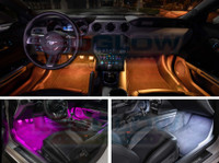 Orange, Pink, White Interior LED Lights