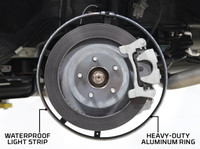 Wheel Ring Light Installs to Dust Shield or Hub Assembly