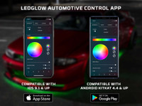 LEDGlow Automotive Control App Compatibility with iOS 9.1 & Up and Android KitKat 4.4 & Up