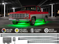 Million Color LED Flexible Slimline Truck Underbody Lighting Kit