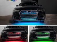 Flexible 24" Million Color LED Add-On Grille Light Installed