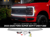 White LED Grille Accent Lighting Kit for 2023-2026 Ford F-250 F-350 Super Duty
