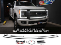 White LED Grille Lighting Kit for 2017-2019 Ford F-250 F-350 Super Duty