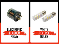 Includes Electronic Flasher Relay & White Reverse Bulbs