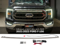 White LED Grille Lighting Kit for 2021-2023 Ford F-150