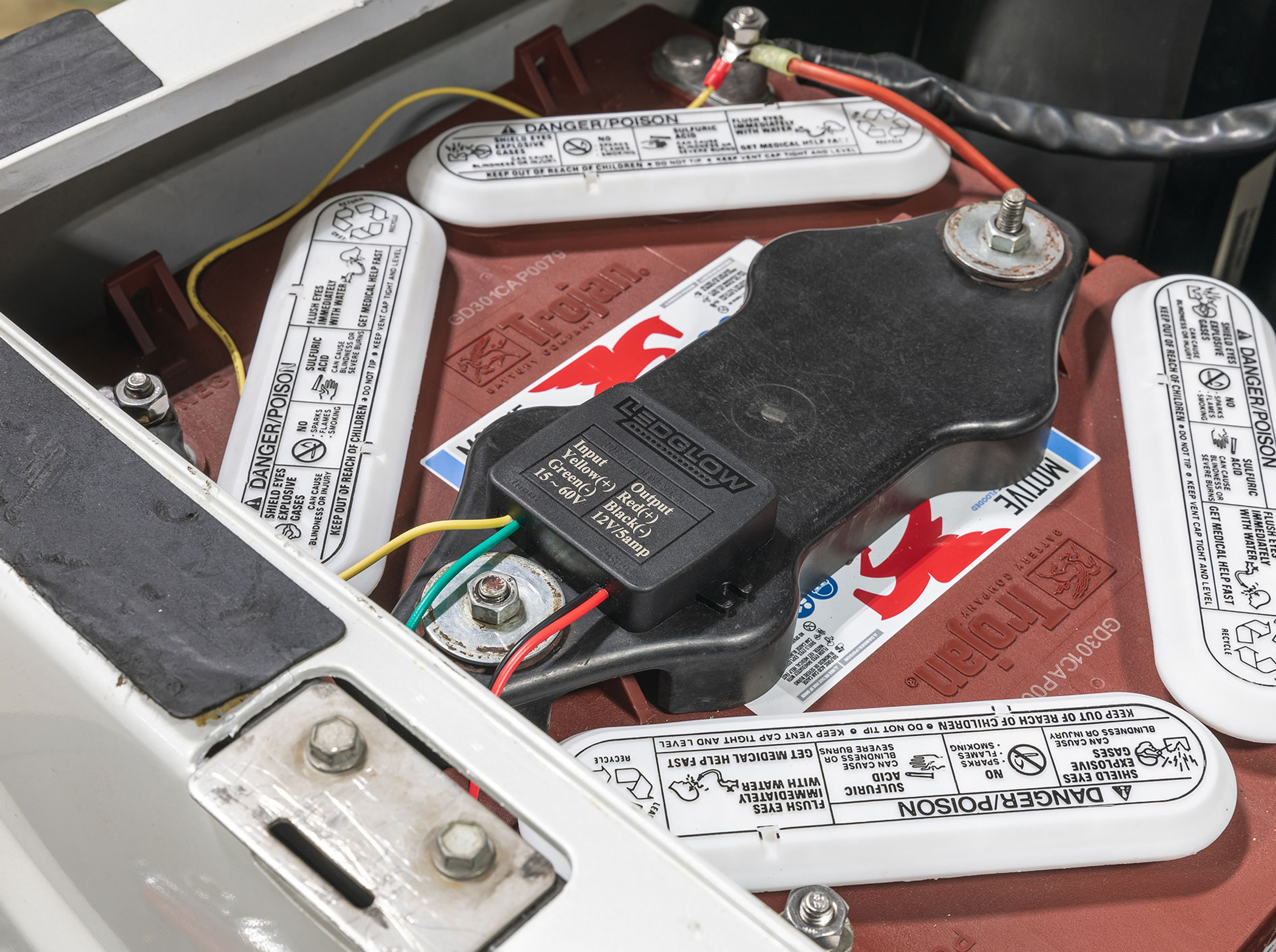 LEDGlow Golf Cart Battery Voltage Reducer