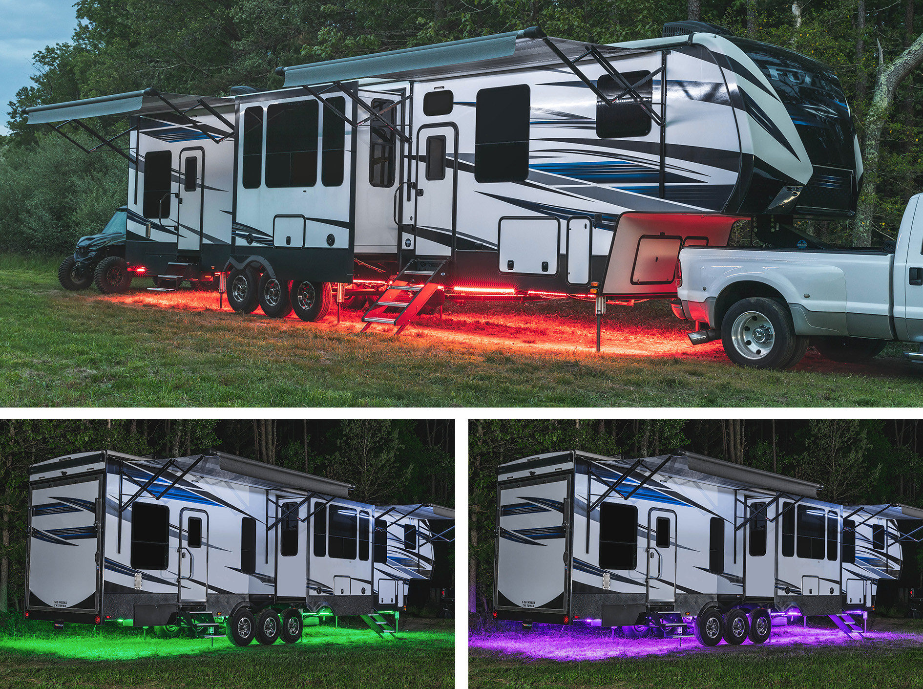 LEDGlow | Million Color Slimline LED RV Underbody Lighting Kit