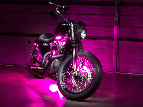 Advanced Pink Mini Motorcycle LED Lights