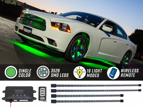 Green Wireless SMD LED Underbody Lighting Kit