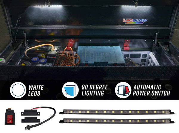 2pc Truck Tool Box LED Lights