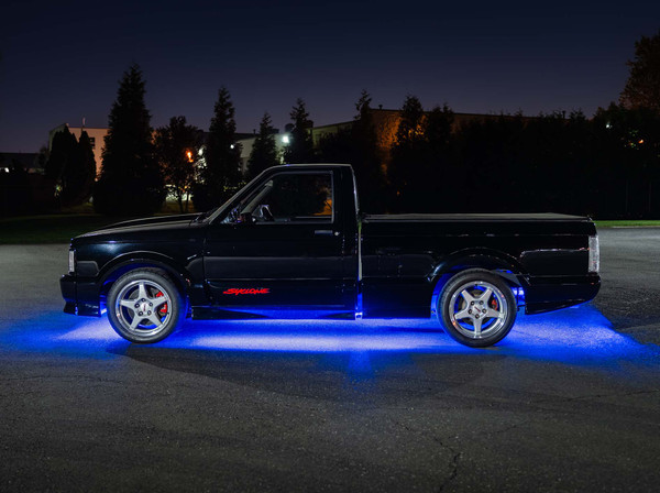LEDGlow 6pc Blue Truck Slimline Underglow Light Kit