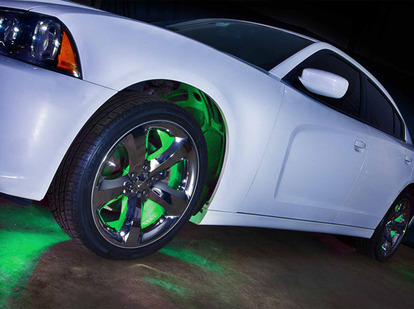 Green Flexible SMD LED Wheel Well Lights