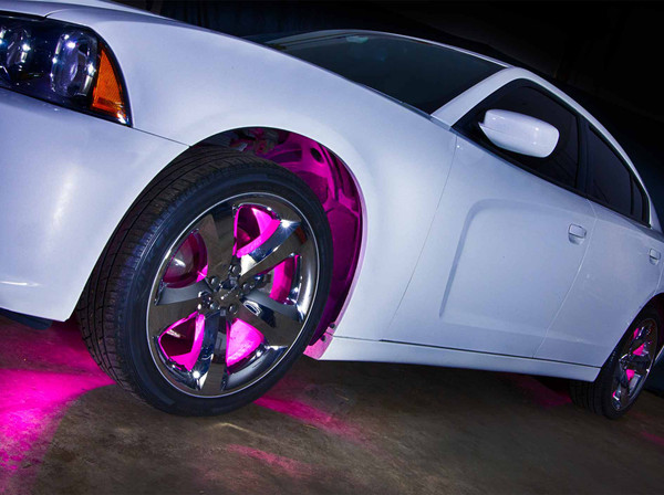 Pink Wheel Well Lighting Kit