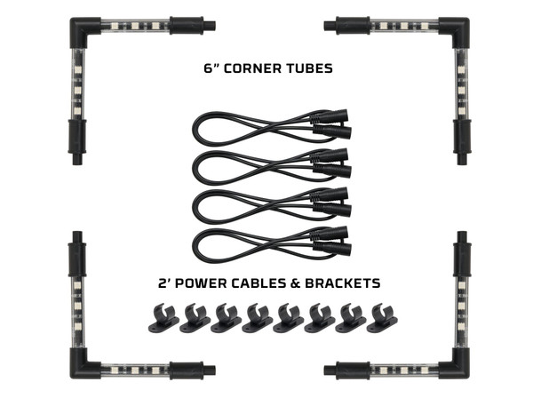 4pc Home Theater Corner Lighting Add-On Kit