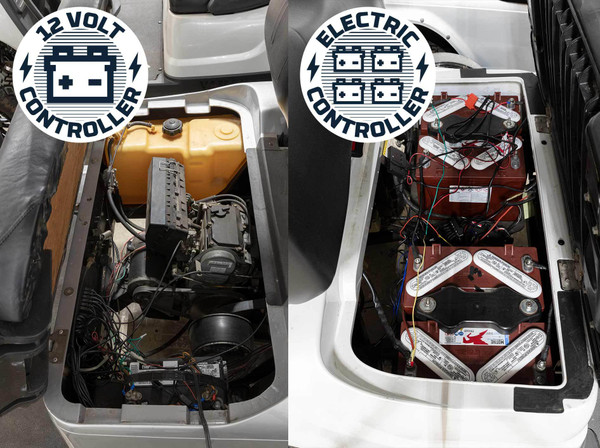 12V Gas & 36V~72V Electric Golf Cart Compartments