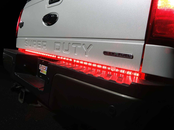 2pc 60" Tailgate LED Light Bar with White Reverse Lights