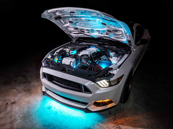 Engine Bay Lighting Add-On Kit for Smartphone & Million Color Wireless Underbody Kits