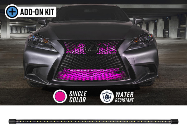Pink LED Grille Add-On Lighting Kit for Slimline Underbody Kits