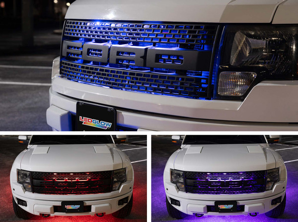 Grille Tube Installed to Ford F-150 Raptor