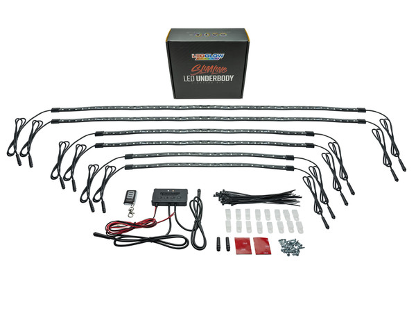 Million Color LED Flexible Slimline Truck Underbody Lighting Kit Unboxed