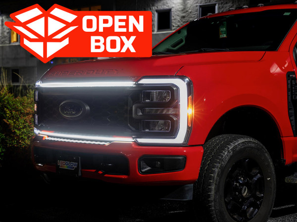 White LED Grille Accent Lighting Kit for 2023-2026 Ford F-250 F-350 Super Duty