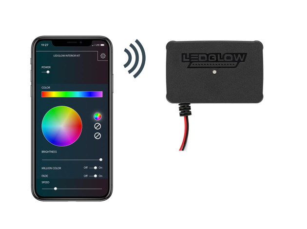 LEDGlow | Bluetooth Million Color LED Interior Lights Control Box with ...