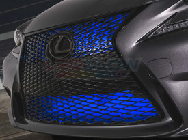 24" Blue SMD LED Add-On Grille Light Installed