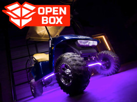 4pc Purple Wireless LED Golf Cart Underbody Kit | Open-Box