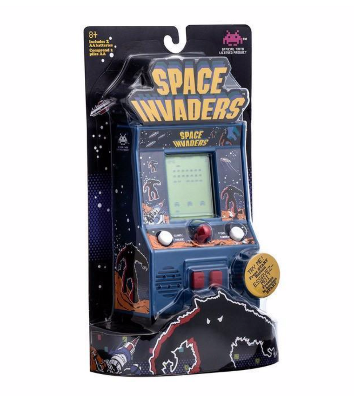 Schylling Space Invaders Miniature Classic Arcade Game