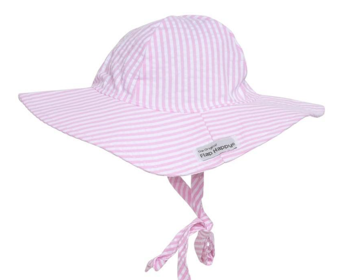 pink floppy hat