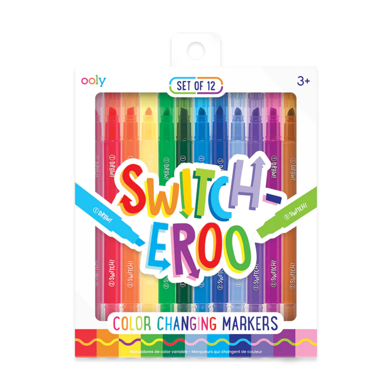 Ooly - Brilliant Brush Markers - Set of 12