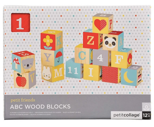 ABC Wood Blocks - Petit Friends