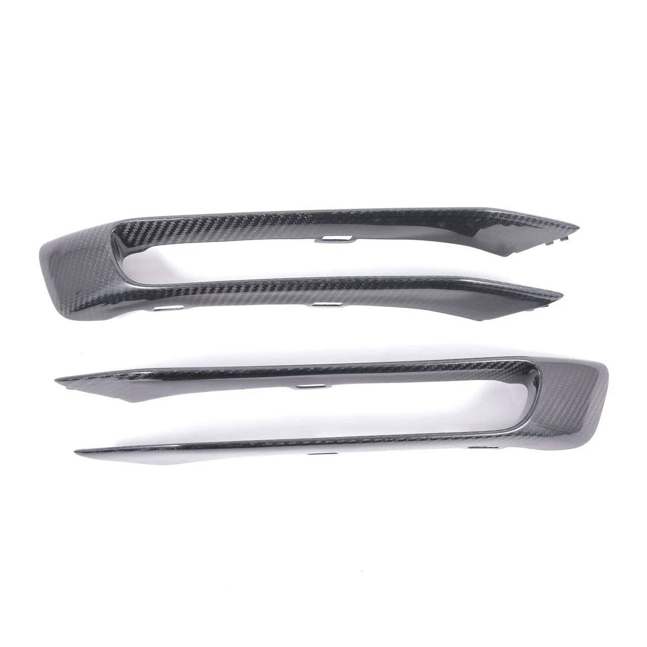 Carbon Fiber Front Air Duct Splitters - SKU# E319 - Rennline