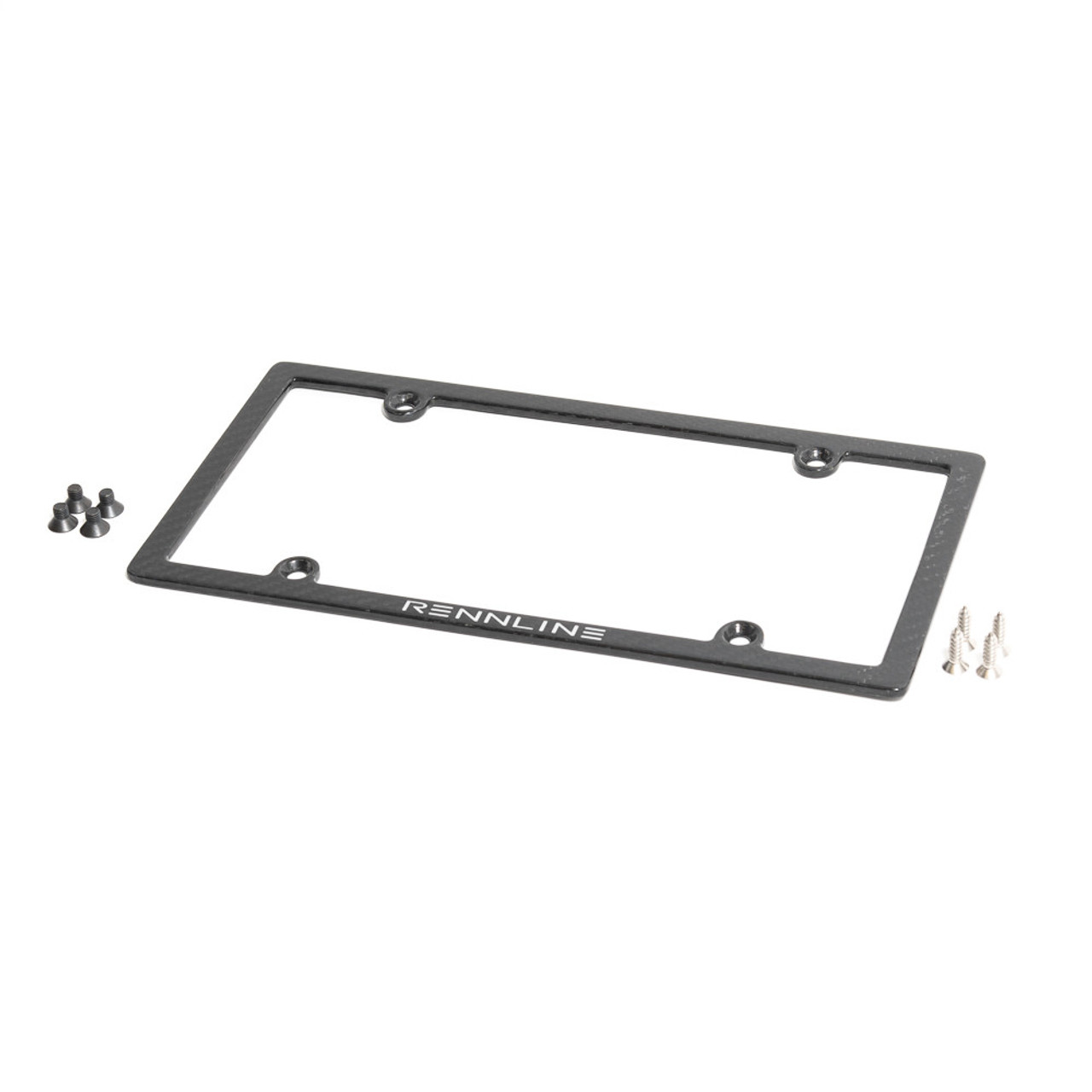 Carbon Fiber License Plate Frame Rennline