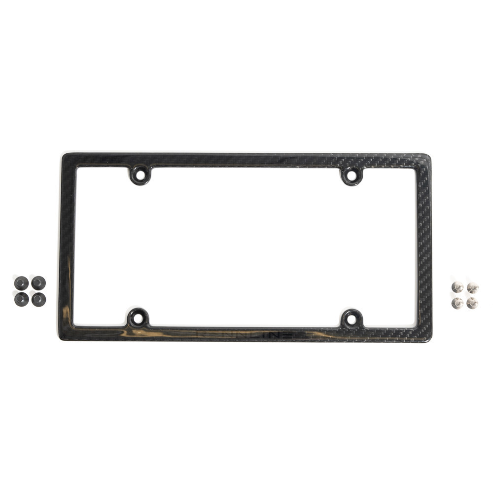 Carbon Fiber License Plate Frame - Rennline