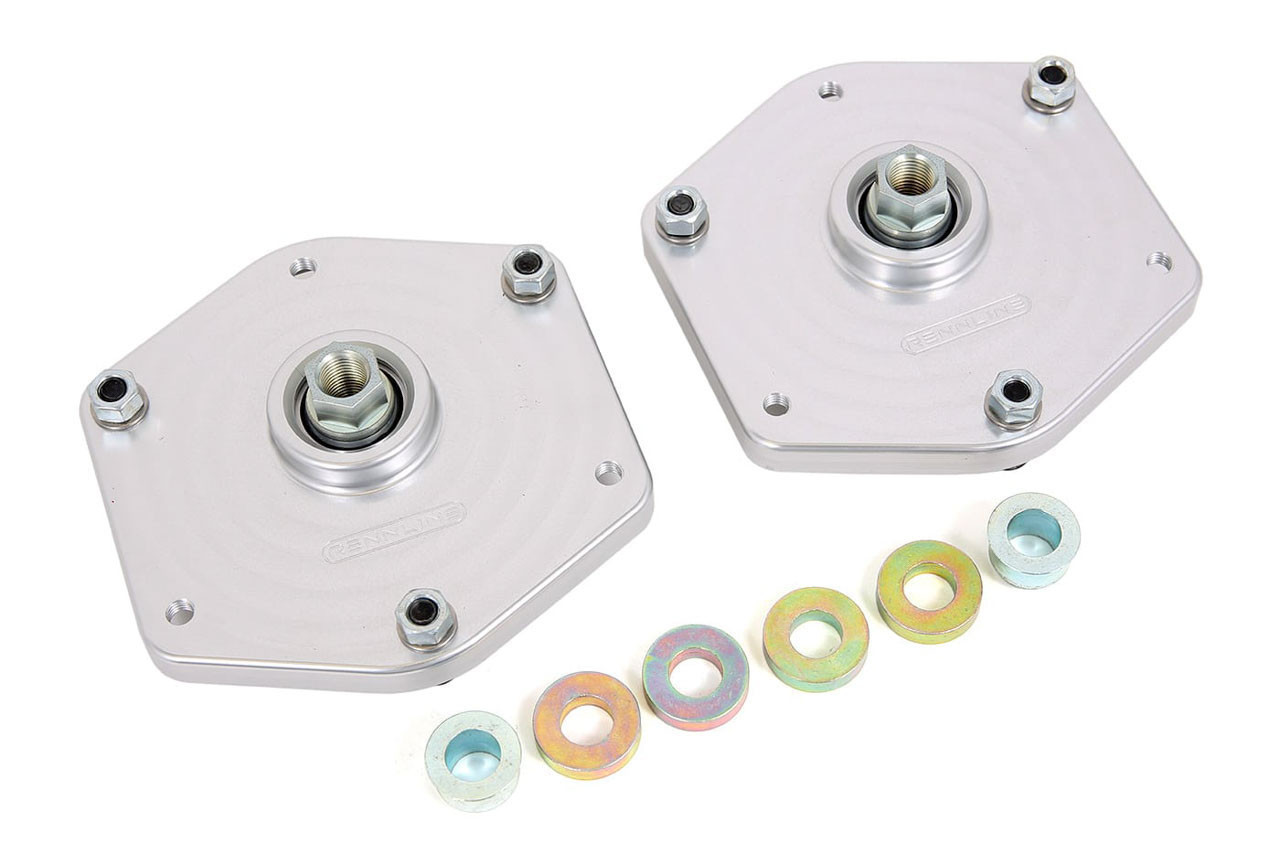Porsche (2WD 997/987) Sealed Front Camber Plates - Set