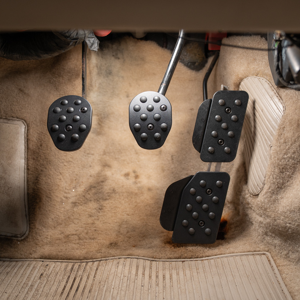 Porsche (924/944/968) (Rev2) 4PC Pedal Set - Rubber Grip