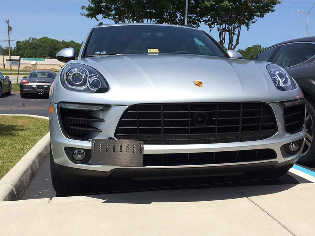 Porsche Macan - Tow Hook Receiver - Billet License Plate Mount