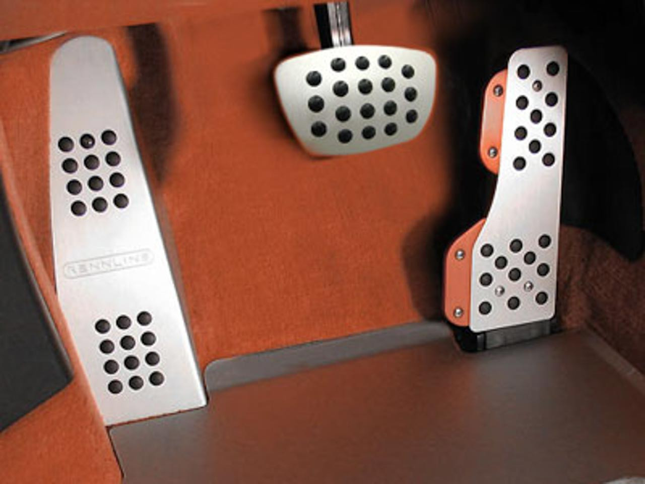 Porsche (996/986/997/987/Cayman) Pedal Set - 3 Piece - Rubber Grip