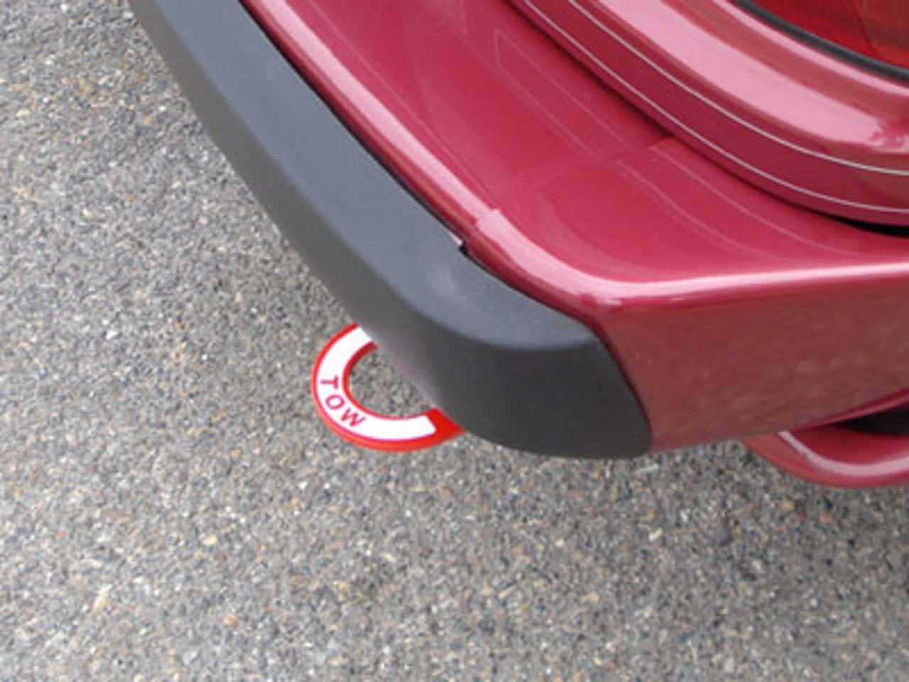 Rennline - E308 - Strap Style Tow Hook - Red