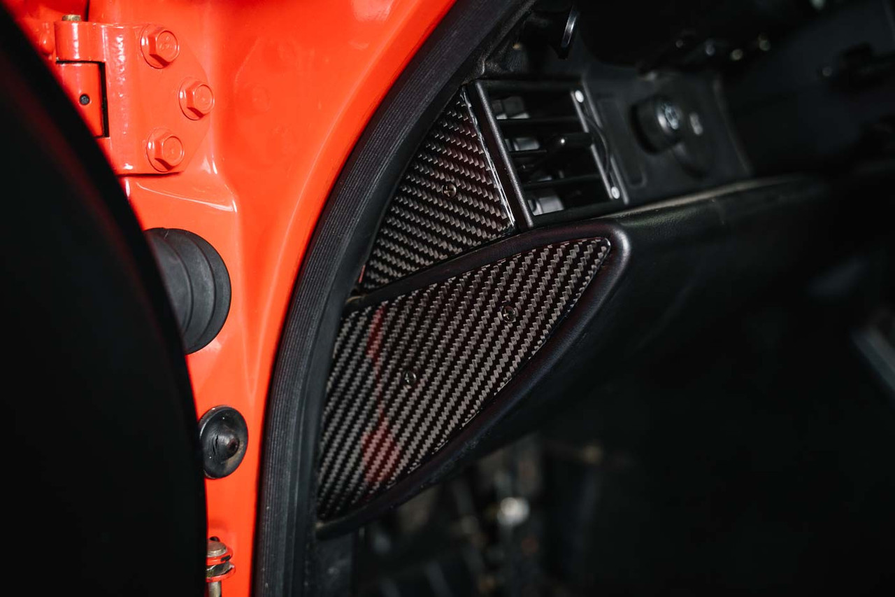 Porsche 964 Carbon Fiber Dash End Cap Kit