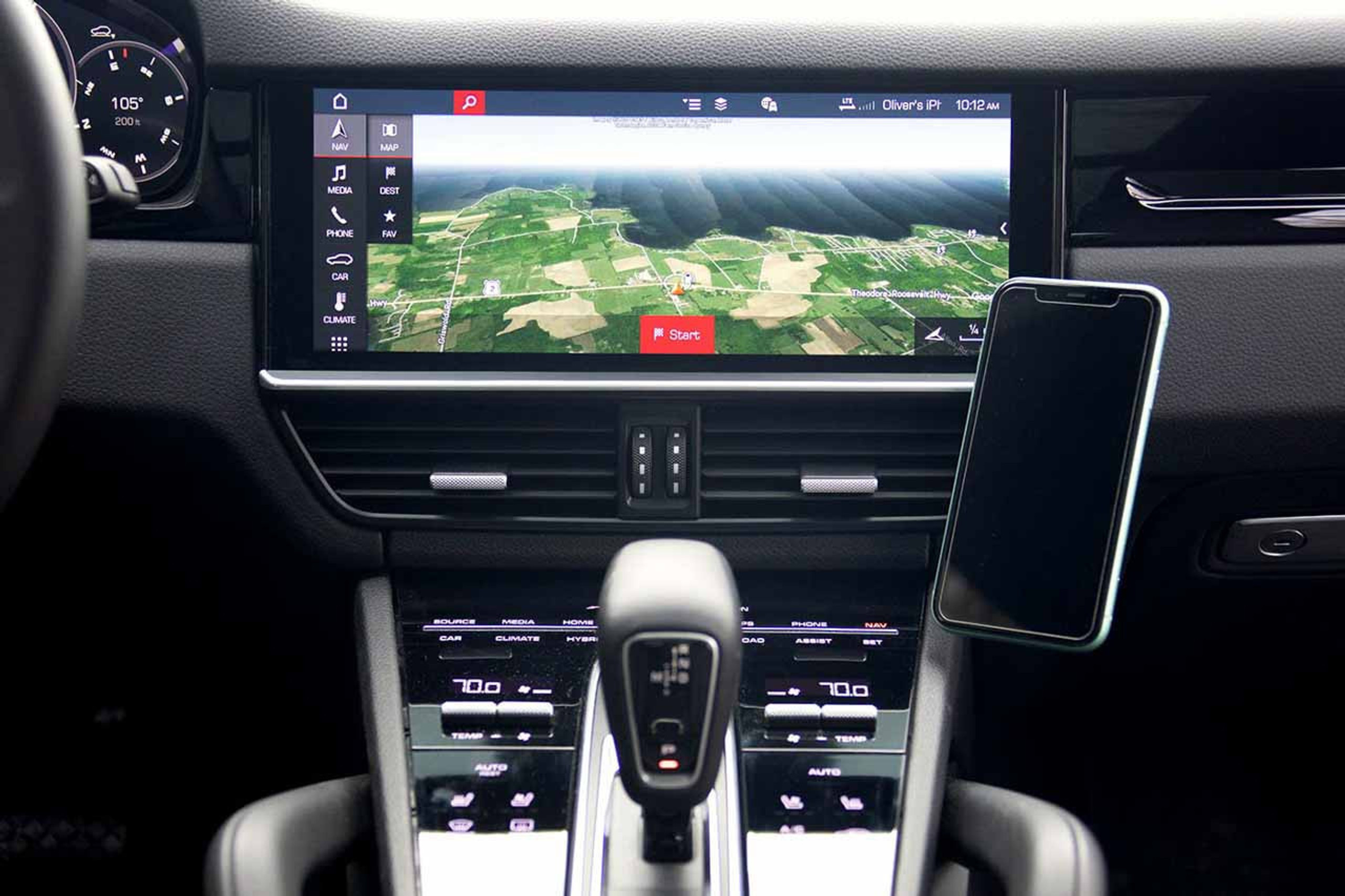 201920 Porsche Cayenne Car Phone Mount ExactFit