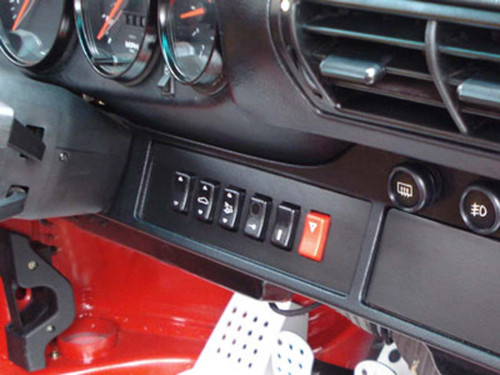Rennline Heater Controls Block-Off Plate - Porsche - SKU# I20