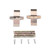 Rear Brake Pad Hardware Kit (M-TYPE) - SKU# CS-02
