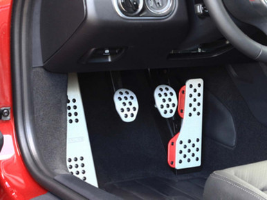 PORSCHEマントルピース Porsche 991/991.2/981/718 4pc Pedal Set with Rubber Grip - Accepts